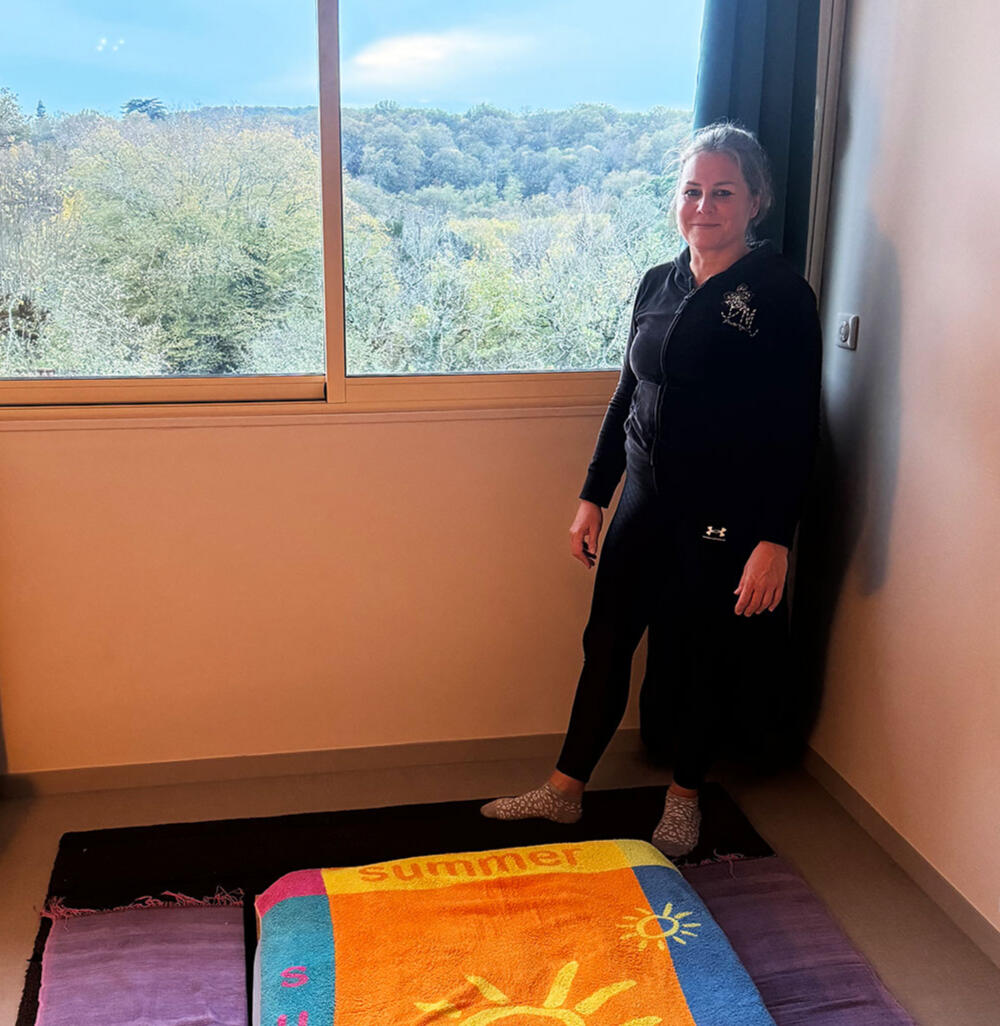 Massage room with a view Massage room with a view